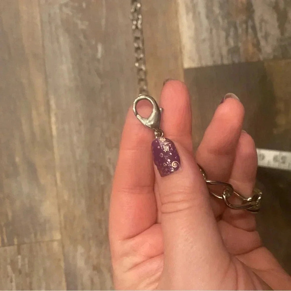 Steve Madden Initial K Metal Link Belt New NWT Small Medium - Picture 3 of 5